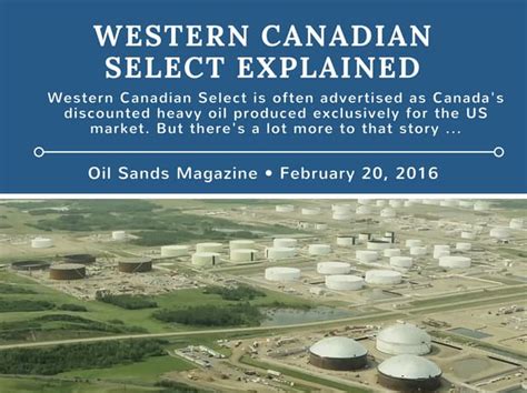 western canadian select crude.